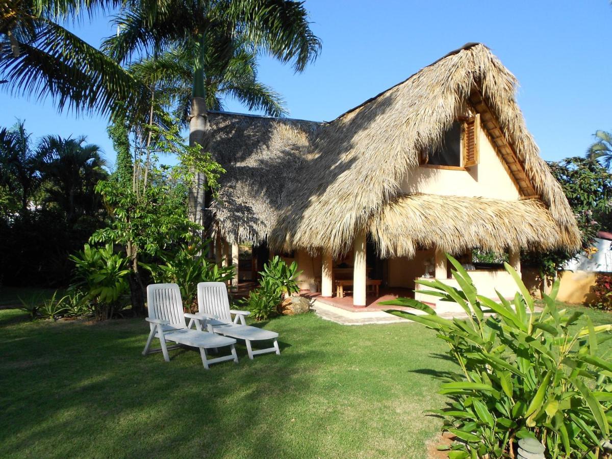 Palm-Covered House In The Tropical -Casa Oli ลาส กาเลราส ภายนอก รูปภาพ